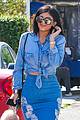 kylie jenner rocks double denim for retail therapy 04