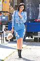 kylie jenner rocks double denim for retail therapy 21
