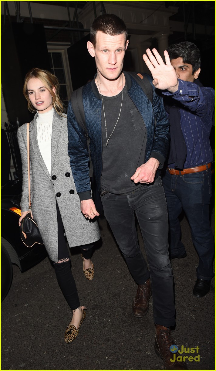 Full Sized Photo of lily james matt smith lost river screening london ...