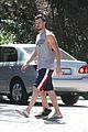 lea michele hikes with matthew after returning 01