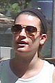 lea michele hikes with matthew after returning 02