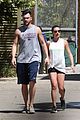 lea michele hikes with matthew after returning 11