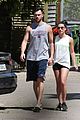 lea michele hikes with matthew after returning 13