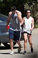 lea michele hikes with matthew after returning 16