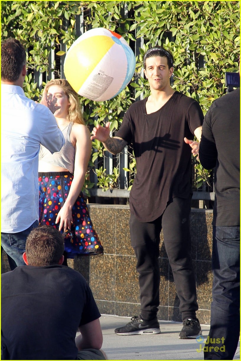 Willow Shields & Mark Ballas Break Out The Beach Balls For DWTS Spring