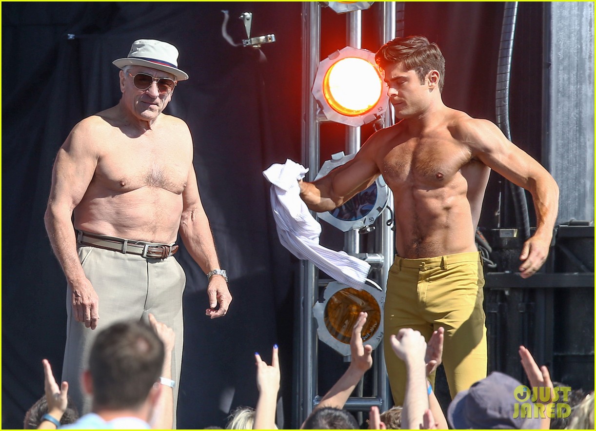 Zac Efron And His Co Star Robert De Niro Show Their Shirtless Bodies Photo 807121 Photo 6256