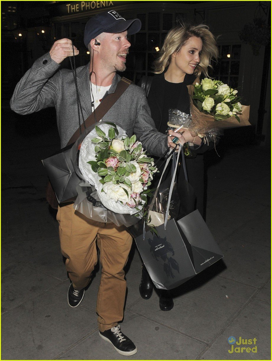 Dianna Agron Gets Showered With Flowers at 'McQueen' Opening Night