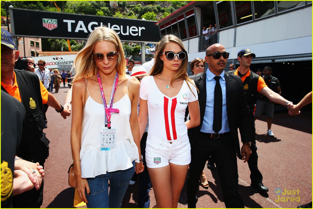 Cara Delevingne Gets Into Her Racing Jumpsuit at F1 Grand Prix | Photo ...