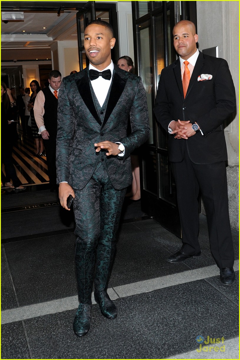 Michael B Jordan Suits Up For Met Gala 2015!: Photo 808712