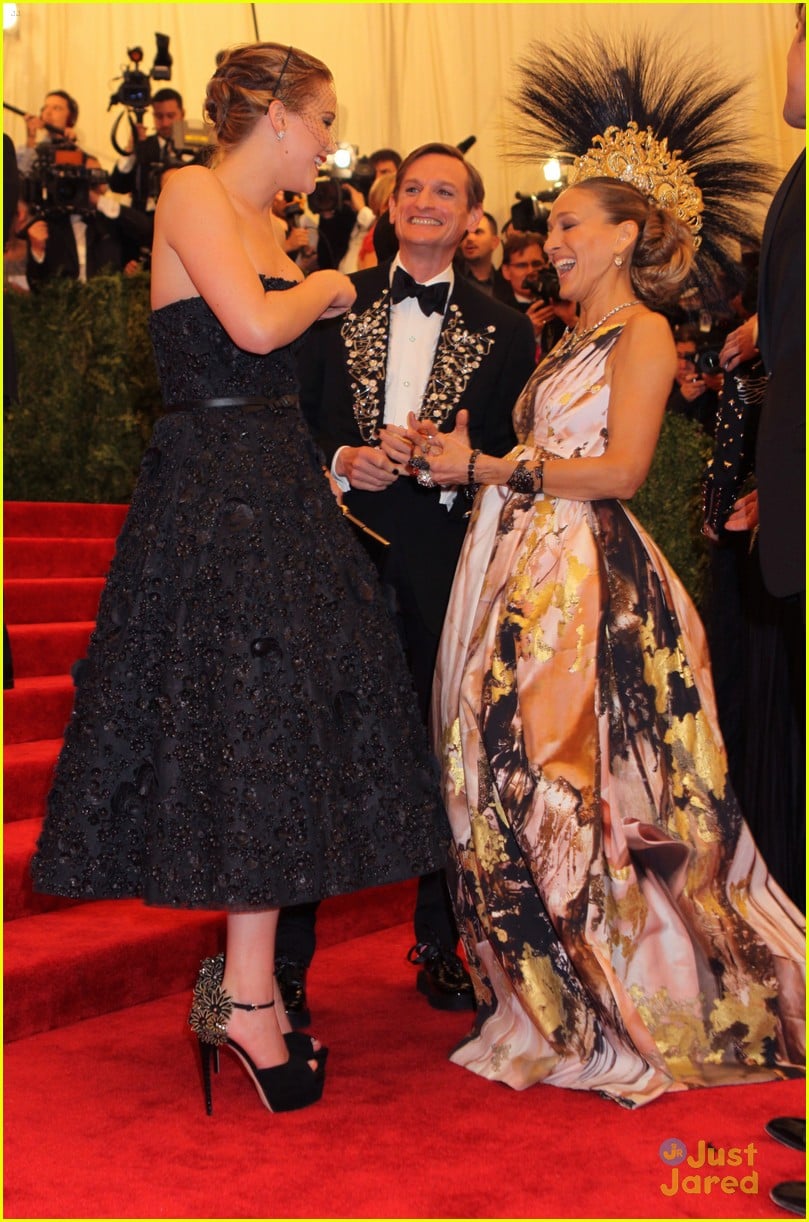 Full Sized Photo of relive jennifer lawrences best met gala moments 27