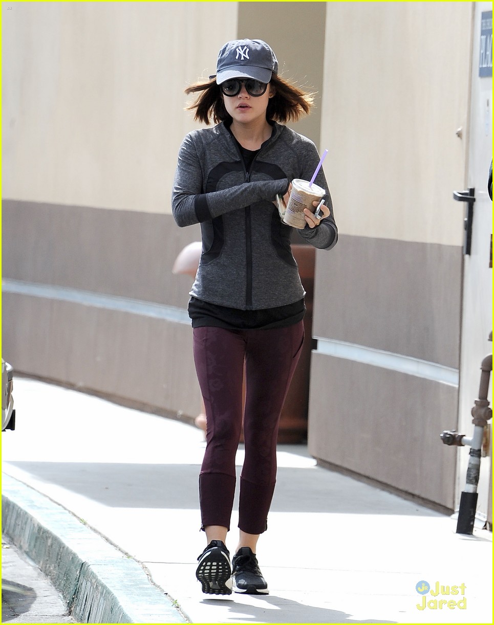 Lucy Hale Grabs Coffee Before Heading To New York City | Photo 810752