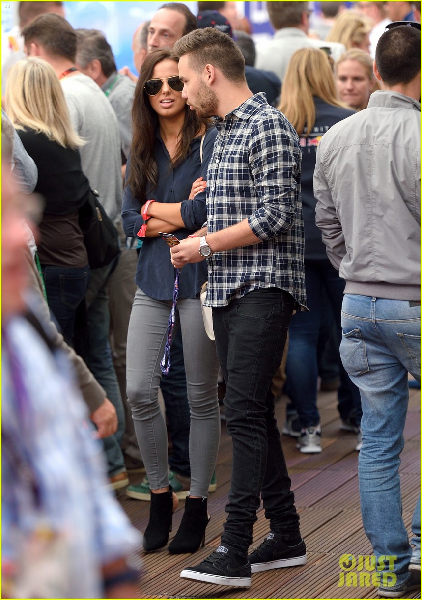 Liam Payne & His Girlfriend Sophia Smith Hold Hands at the Grand Prix