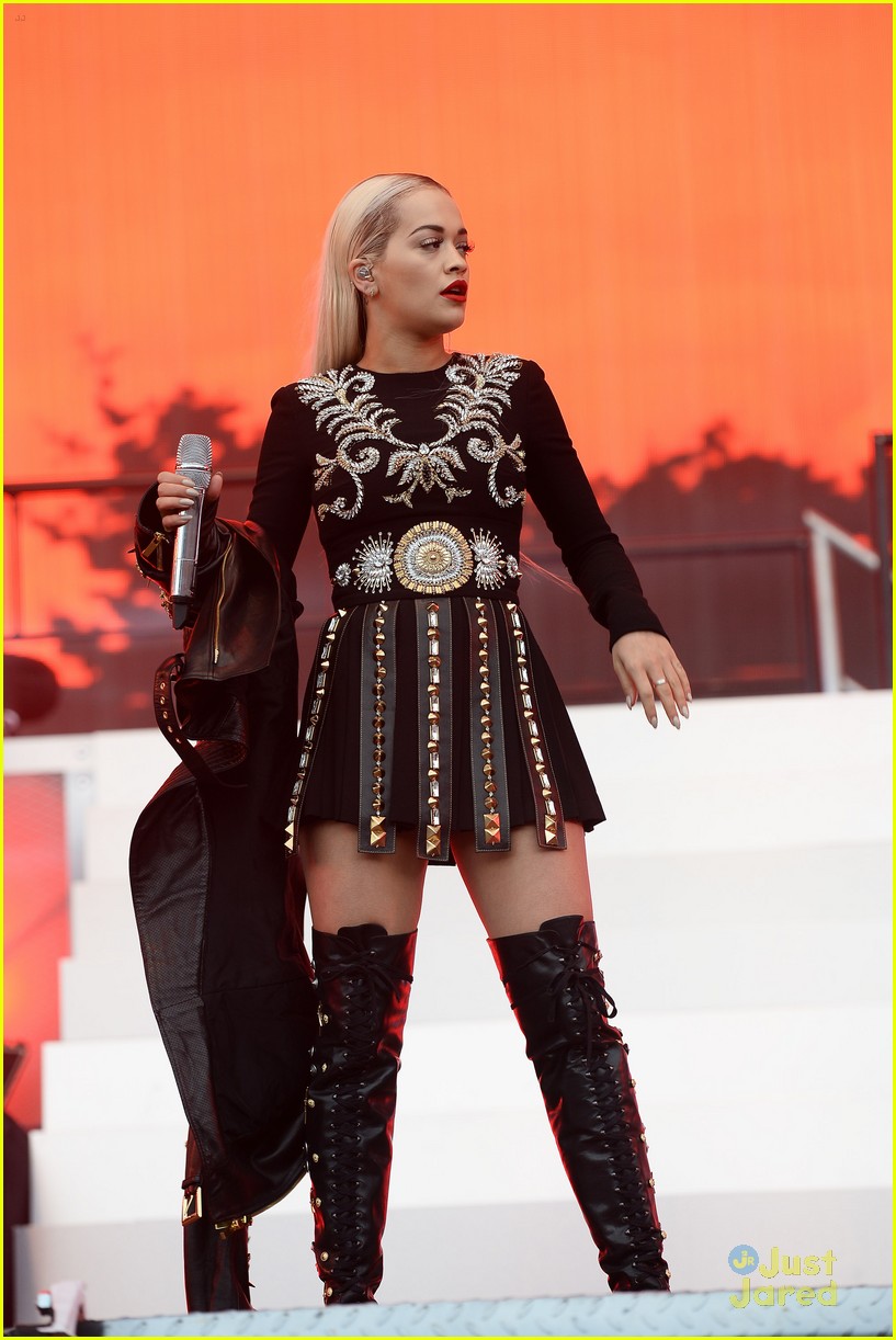 Full Sized Photo of rita ora throne radio 1 big weekend performance ...