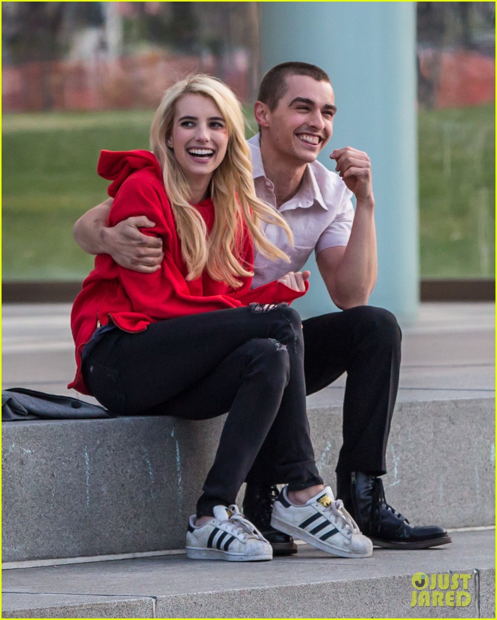 Emma Roberts Dave Franco Get Passionate On Nerve Set Photo Photo Gallery Just