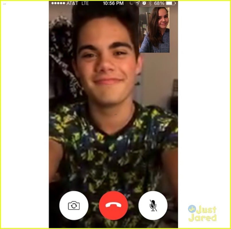 Full Sized Photo of bailee madison emery kelly late night facetime 03 ...