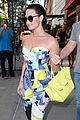 demi lovato video game coming floral jumpsuit nyc 10