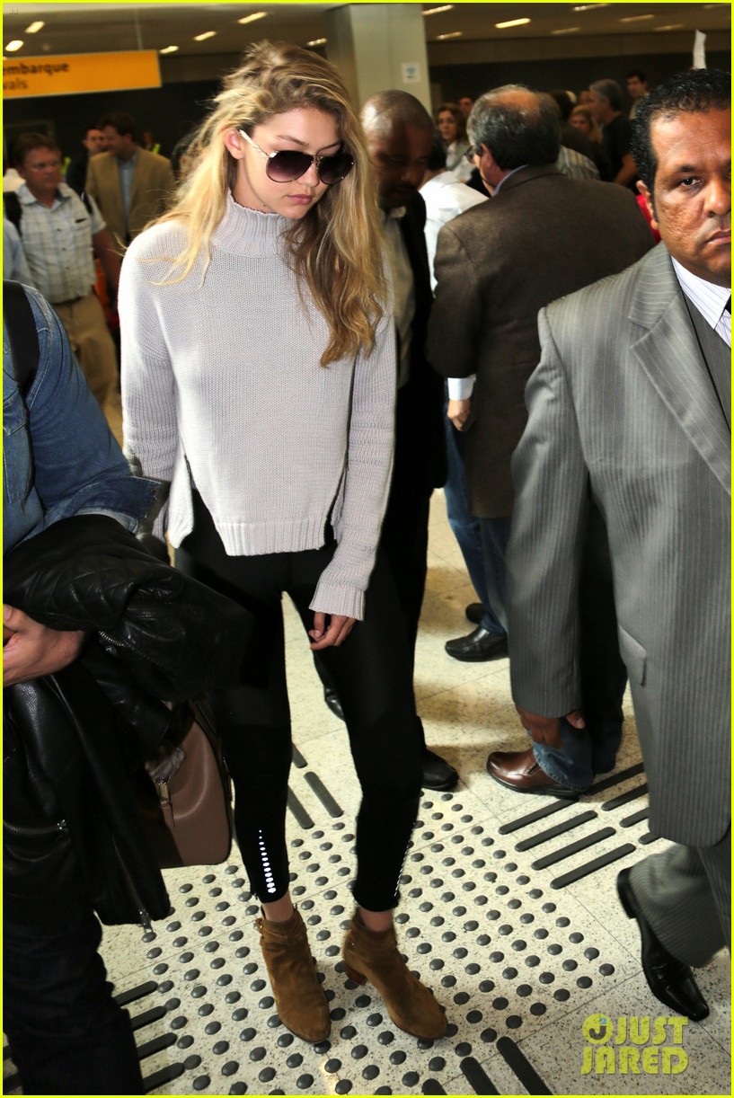 Full Sized Photo of gigi hadid lands in brazil 17 | Gigi Hadid Lands in