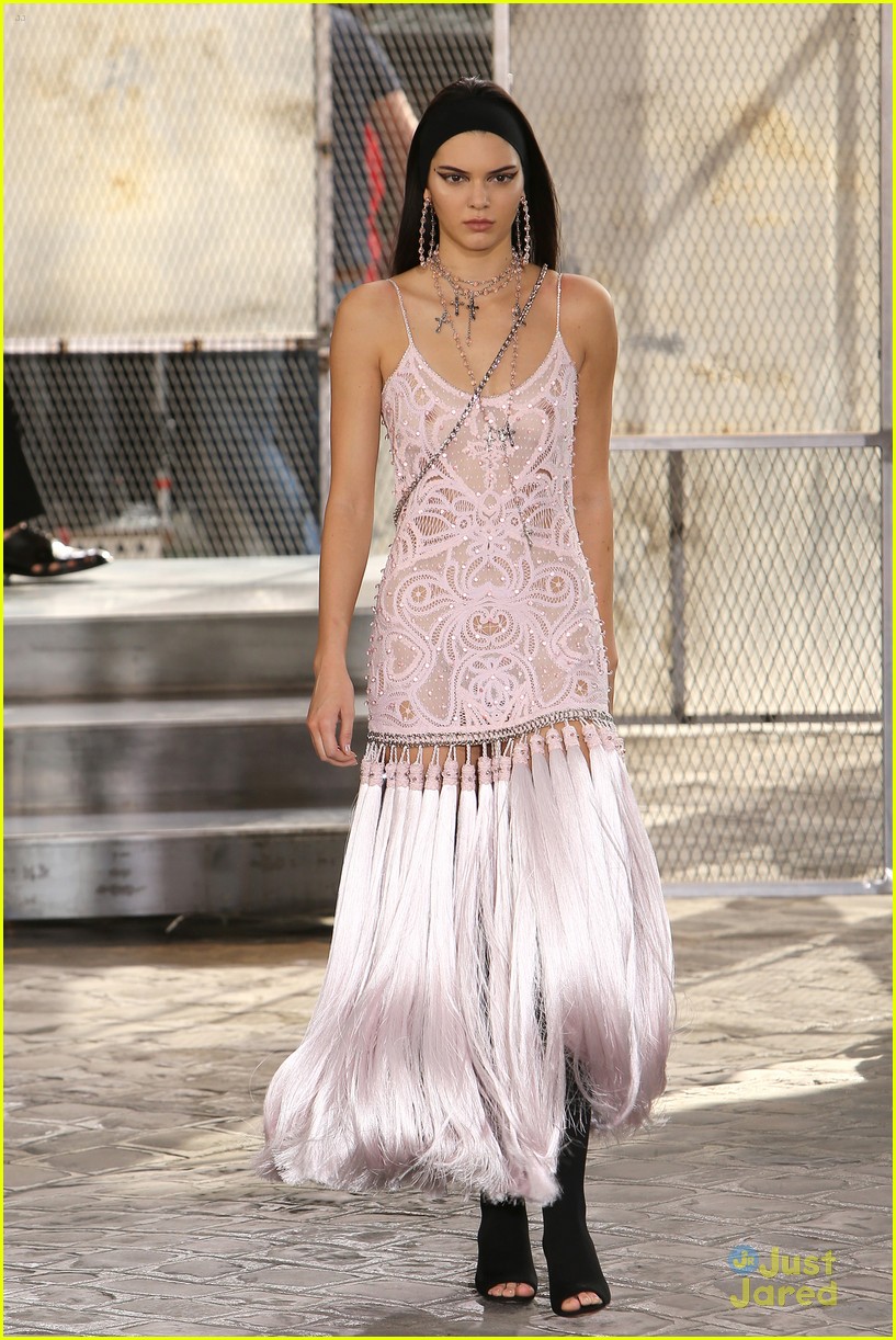 Kendall Jenner Walks In Givenchy Men's Fashion Show in Paris See The