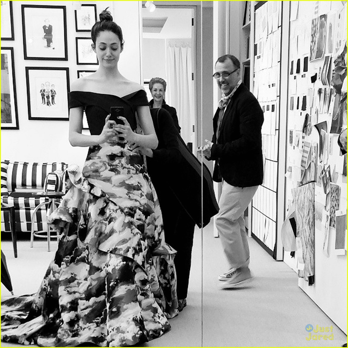 Emmy Rossum Makes Carolina Herrera Proud at New York Botanical Garden