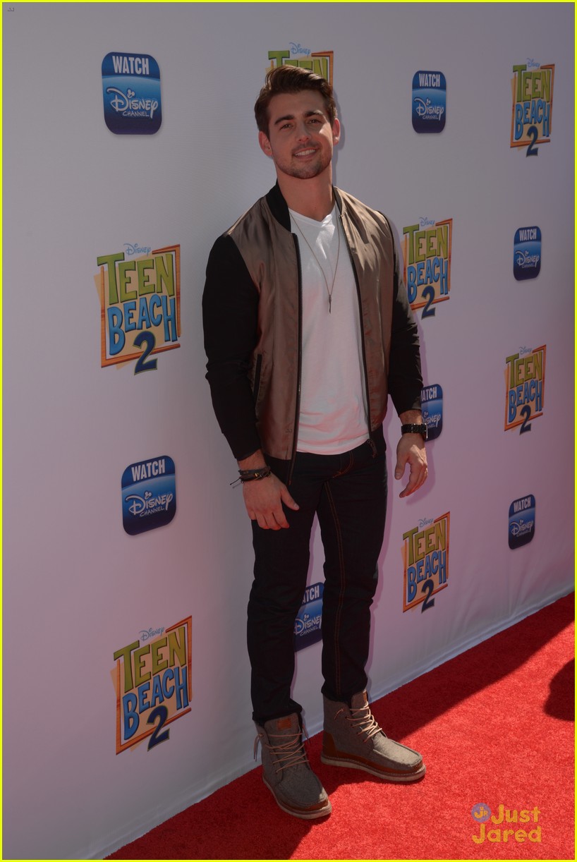 John Deluca at the Teen Beach 2 Premiere on the Disney Lot in