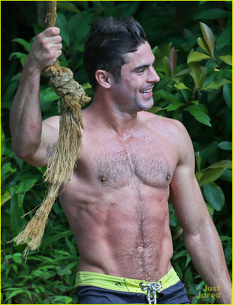 Zac Efron S Shirtless Rope Swing Photos Are Too Hot To Handle Photo