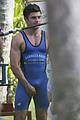 Zac Efron Wears Tight Wrestling Singlet With Adam DeVine Adam Devine Anna Kendrick Zac