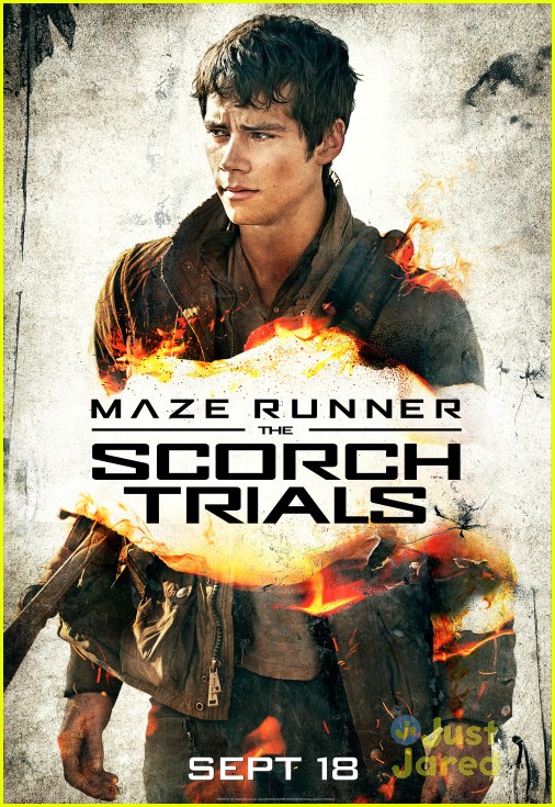 Full Sized Photo of dylan obrien maze runner scorch trials poster 01