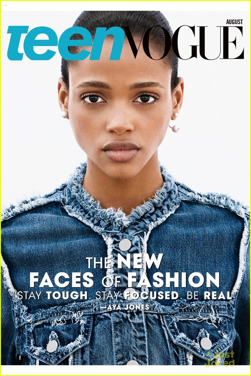 Full Sized Photo of three black models teen vogue july issue 05 | Imaan ...