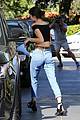 kendall jenner bares midriff in a crop top while getting gas 31