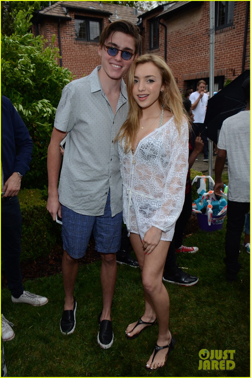 Peyton & Spencer List Took Part in Epic Water Fight at Just Jared's ...