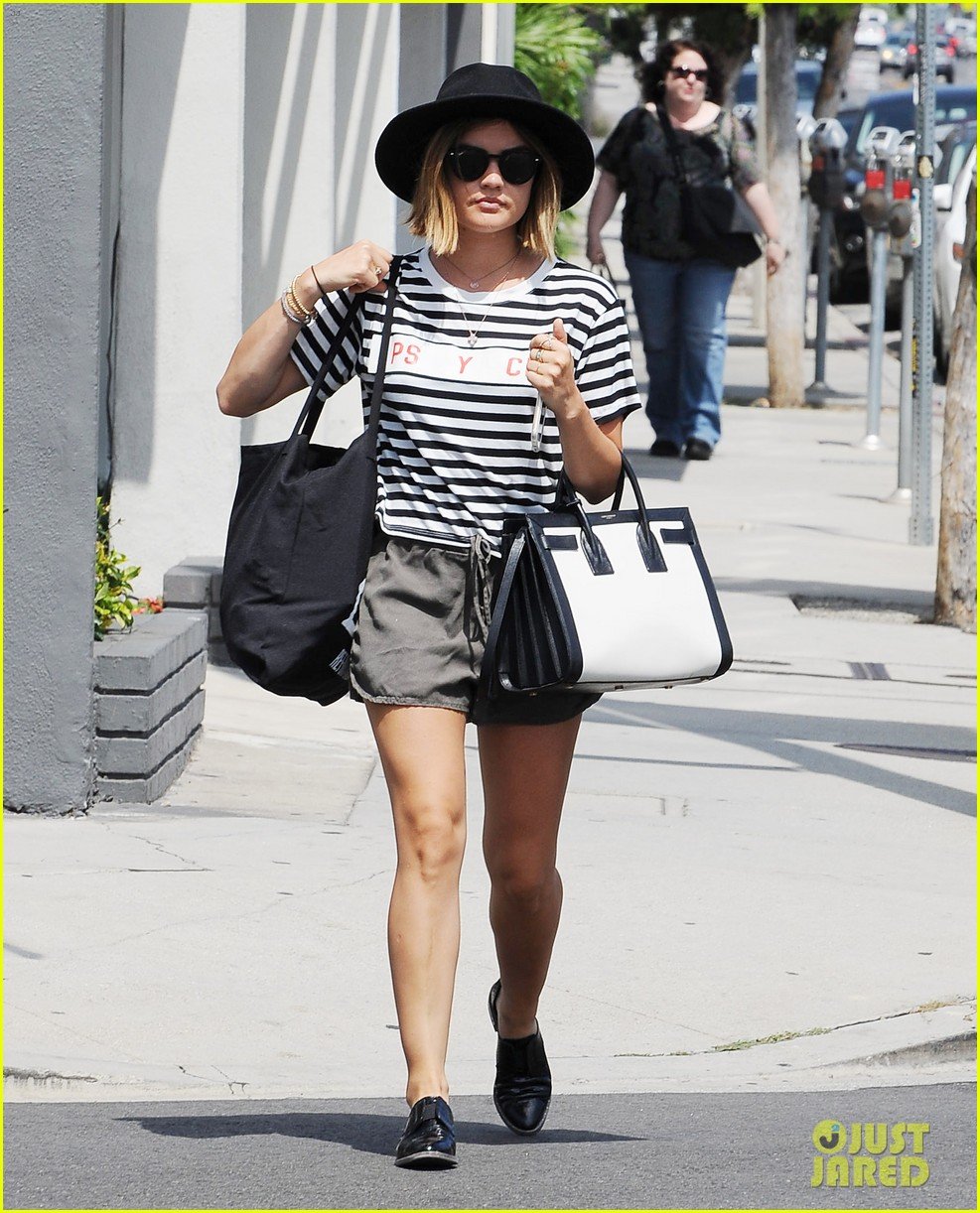 Lucy Hale Goes Shopping After Returning Home From Hawaiian Vacation ...