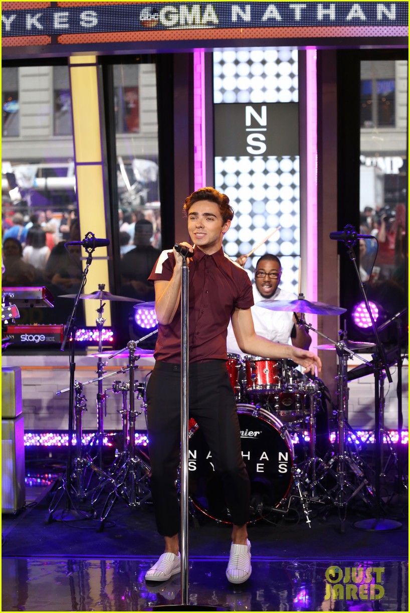 Full Sized Photo of nathan sykes good morning america performance 07