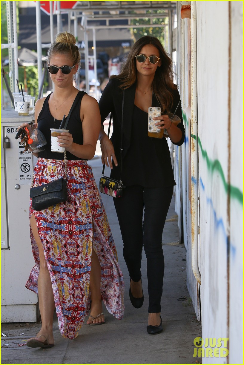 Full Sized Photo of nina dobrev coffee west hollywood 09 | Nina Dobrev