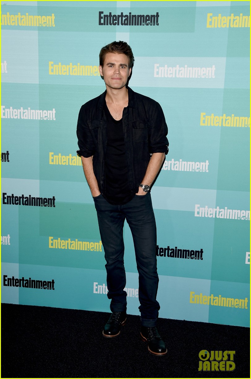 Paul Wesley & Phoebe Tonkin Step Out for EW's ComicCon 2015 Party