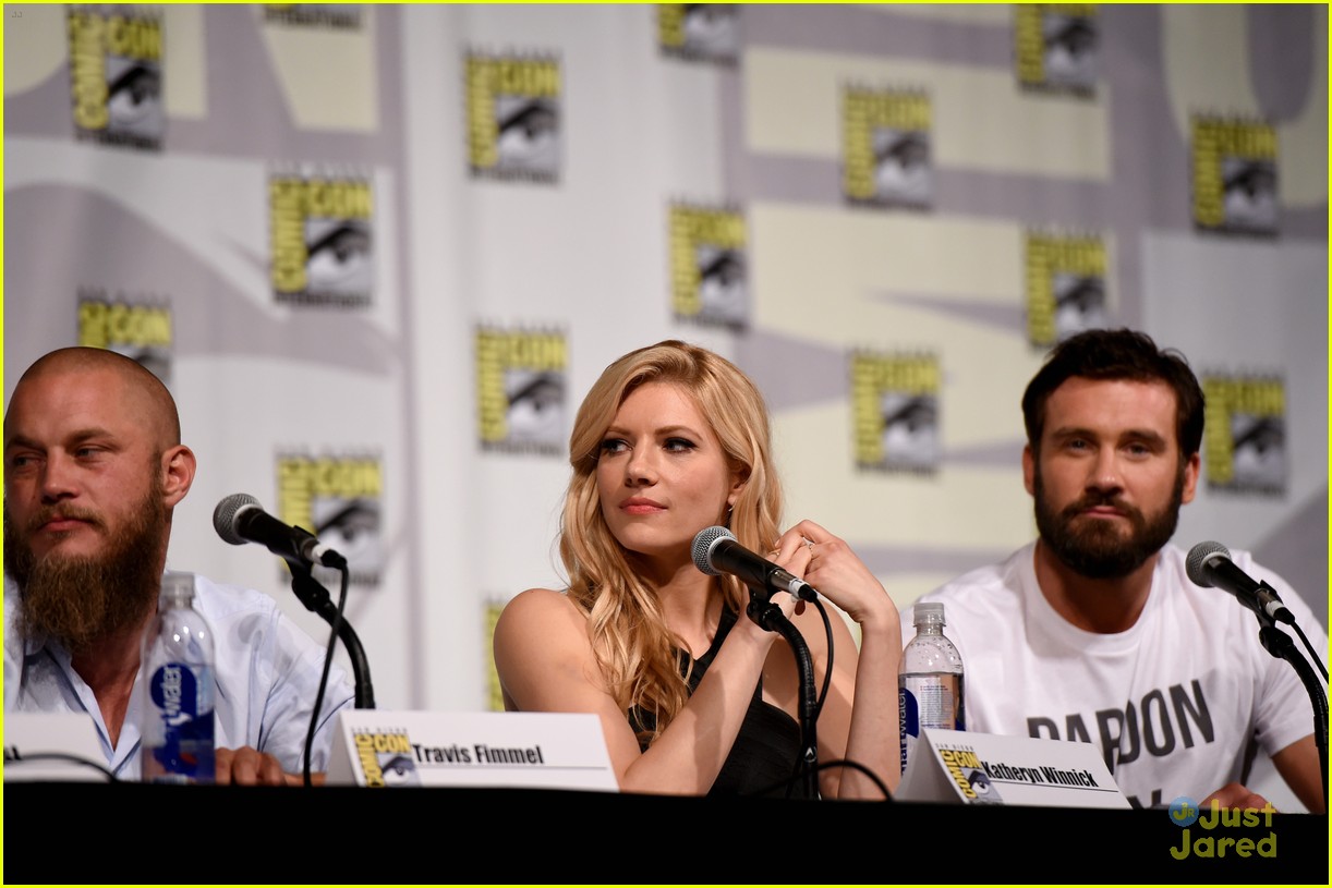 Full Sized Photo of vikings cast steps out at comic con debuts new ...