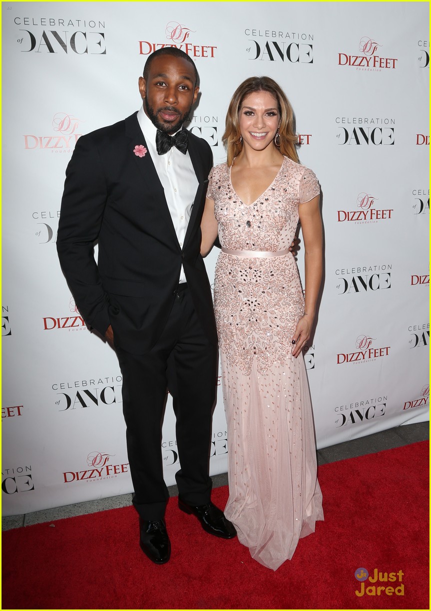 Full Sized Photo of allison holker twitch boss dizzy feet gala 20 ...