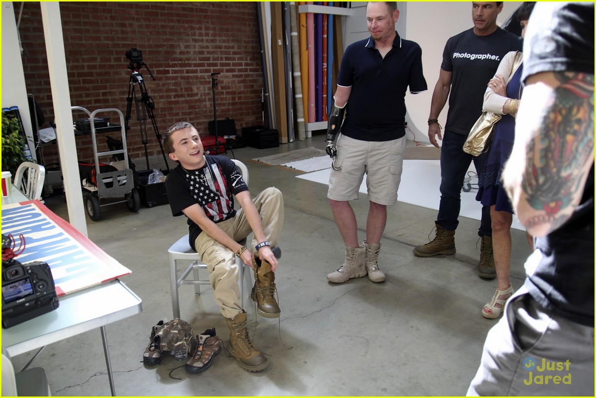 atticus shaffer get your boots on campaign 02.