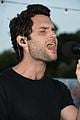 penn badgley hits the stage with mothxr in montauk 08