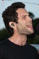 penn badgley hits the stage with mothxr in montauk 09