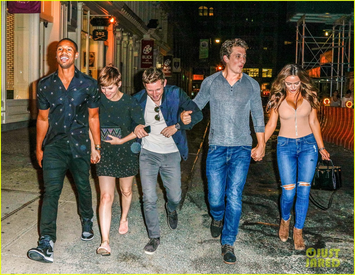 Michael B. Jordan & Kate Mara Holds Hands With Miles Teller & Jamie ...