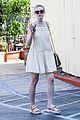 elle fanning lunch dakota hair appointment separate outings 08