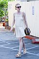 elle fanning lunch dakota hair appointment separate outings 11