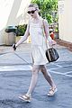 elle fanning lunch dakota hair appointment separate outings 13