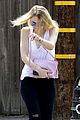 elle fanning lunch dakota hair appointment separate outings 21