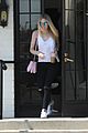 elle fanning lunch dakota hair appointment separate outings 33
