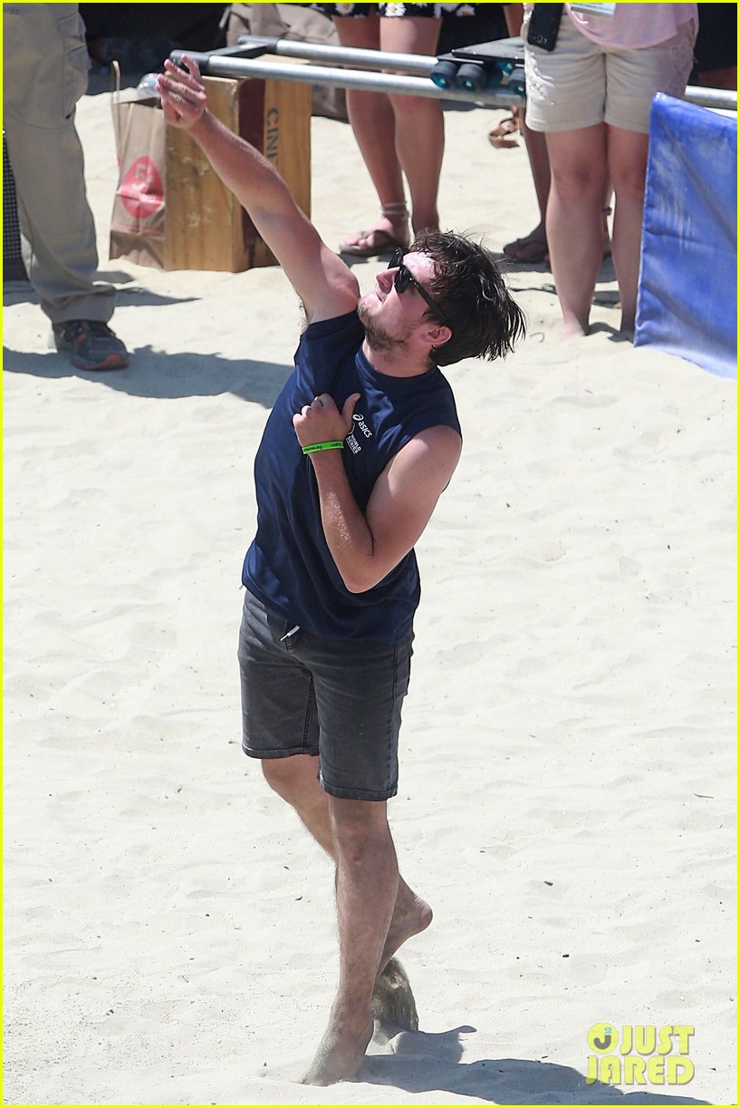 Josh Hutcherson Gets His Game On At Celebrity Charity Volleyball Match