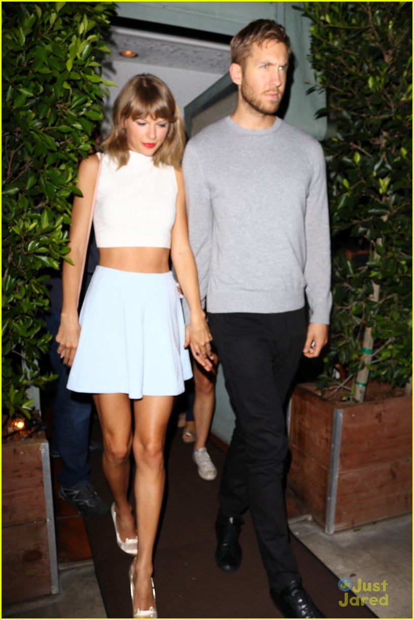 Full Sized Photo of taylor swift calvin harris hold hands for date