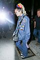 miley cyrus does double denim after snl rehearsal 15
