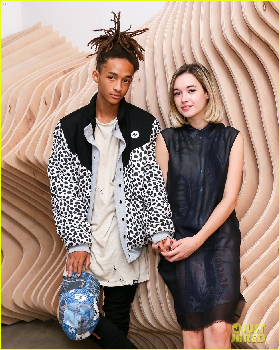 Jaden Smith Smooches Girlfriend Sarah Snyder in the Front Row of a