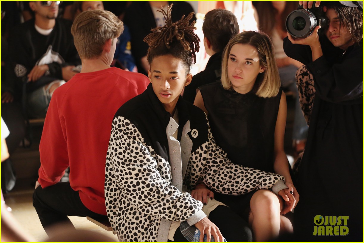 NYFW: Jaden Smith shows PDA with new model girlfriend 